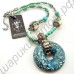 Ожерелье vintage necklace handmade jade